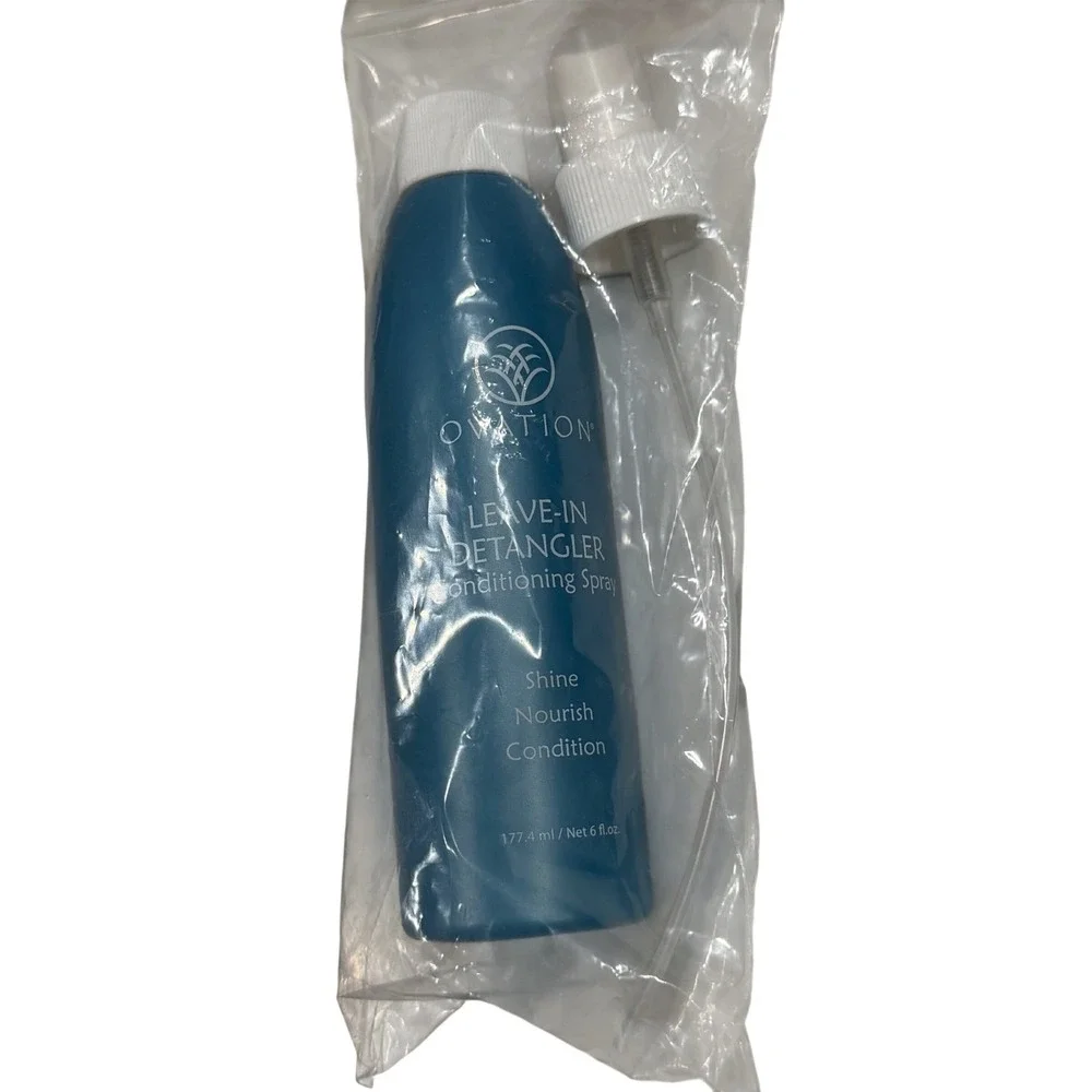 Ovation Leave-In Detangler Conditioning Spray Shine Nourish Hair Care 6oz